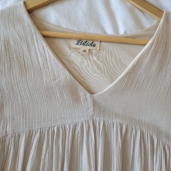 Listicle babydoll tunic smock dress - Picture 5 of 8